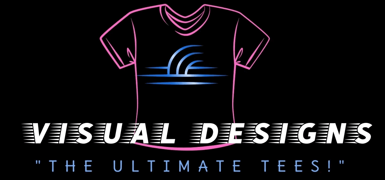 A neon sign that says visual design ultimate team.