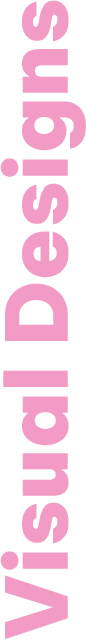 A pink letter is on the green background